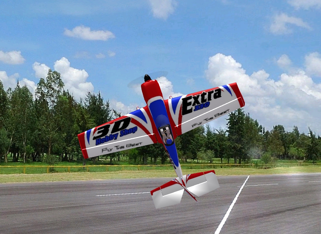 MC 3D Hobby Shops Extra 330 Red