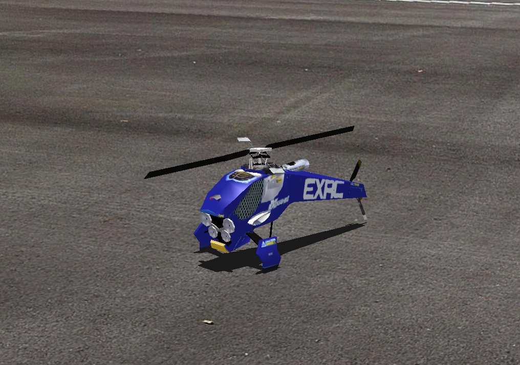 MC Exceed RC Roboheli Blue