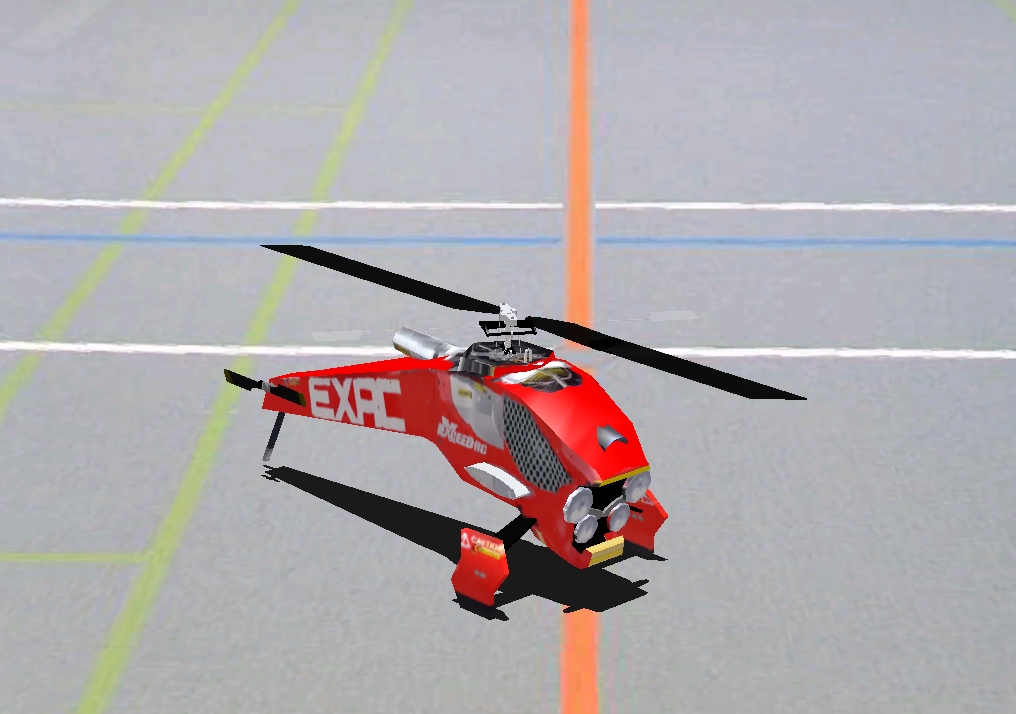 MC Exceed RC Roboheli Red
