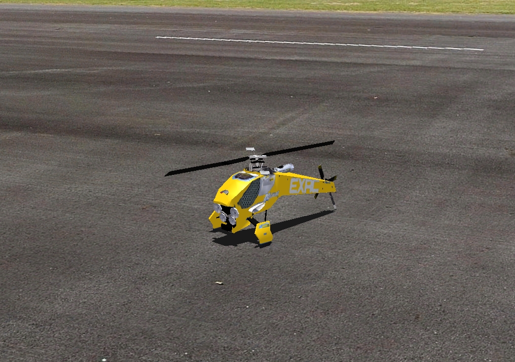 MC Exceed RC Roboheli Yellow
